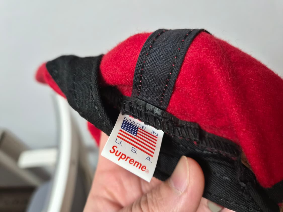 (3회착) 슈프림 울 S로고 캠프캡 상품이미지2