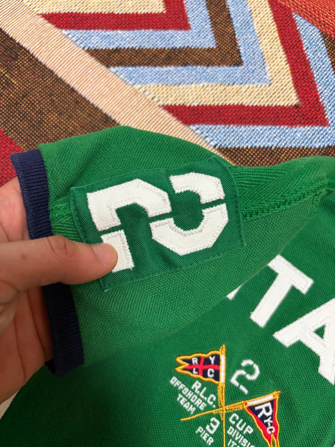 44-55) 폴로 랄프로렌 빅포니 이탈리아 카라티 치프키프 상품이미지4