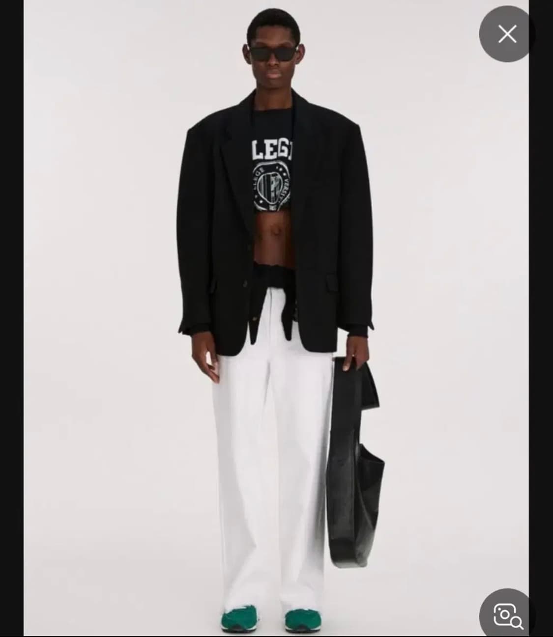 L) 렉토 오버사이즈 울 자켓 블랙 상품이미지1