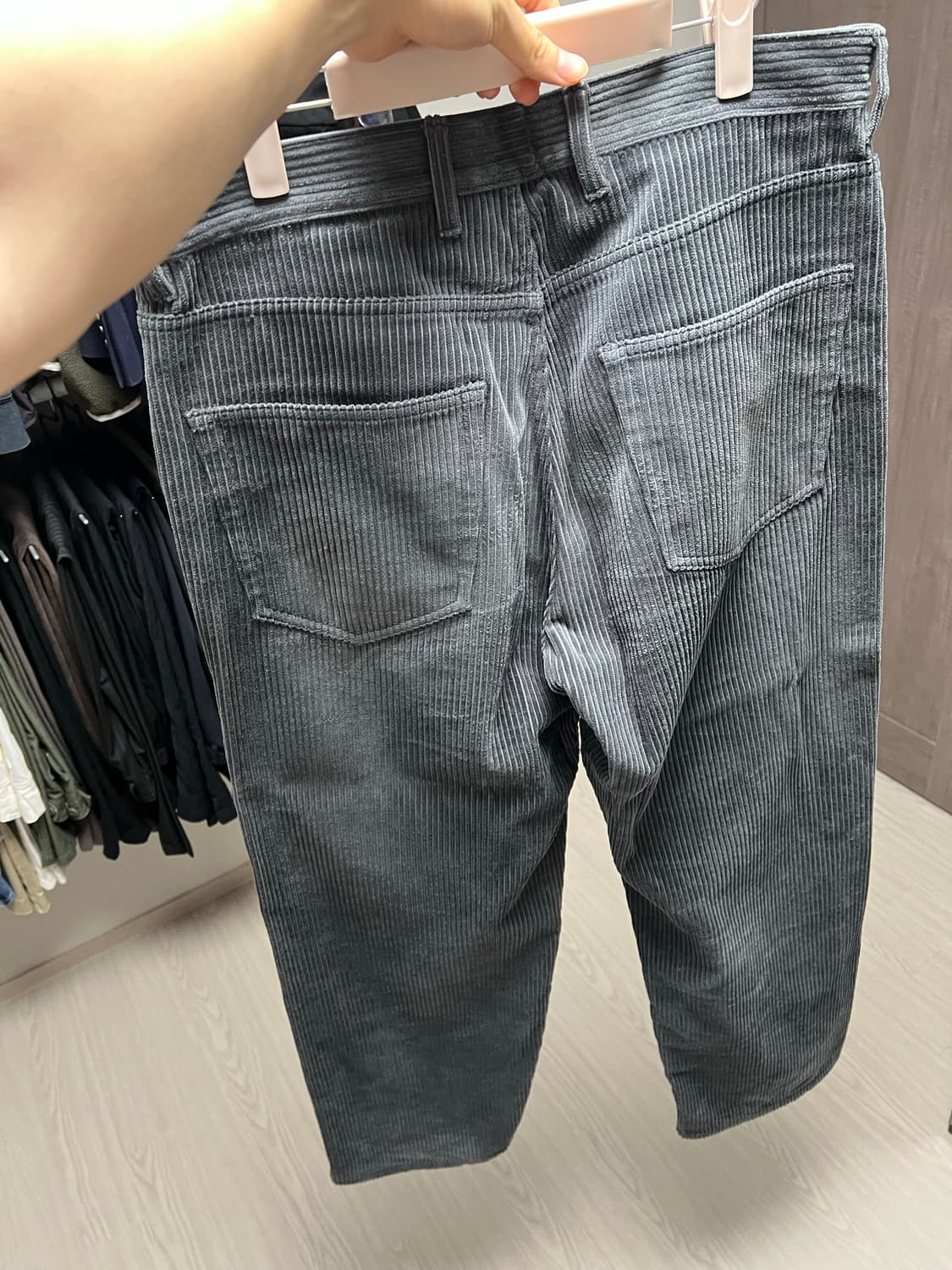 아르켓 루즈핏 코듀로이 트라우저 다크그레이 50 상품이미지7