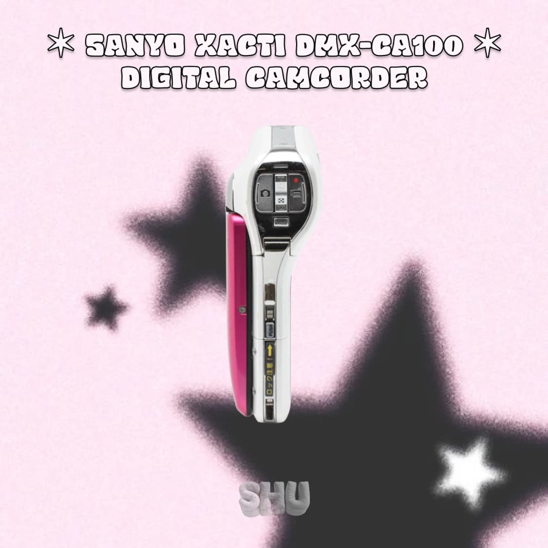 산요 작티 DMX-CA100 빈티지 방수 캠코더 핫핑크 상품이미지8