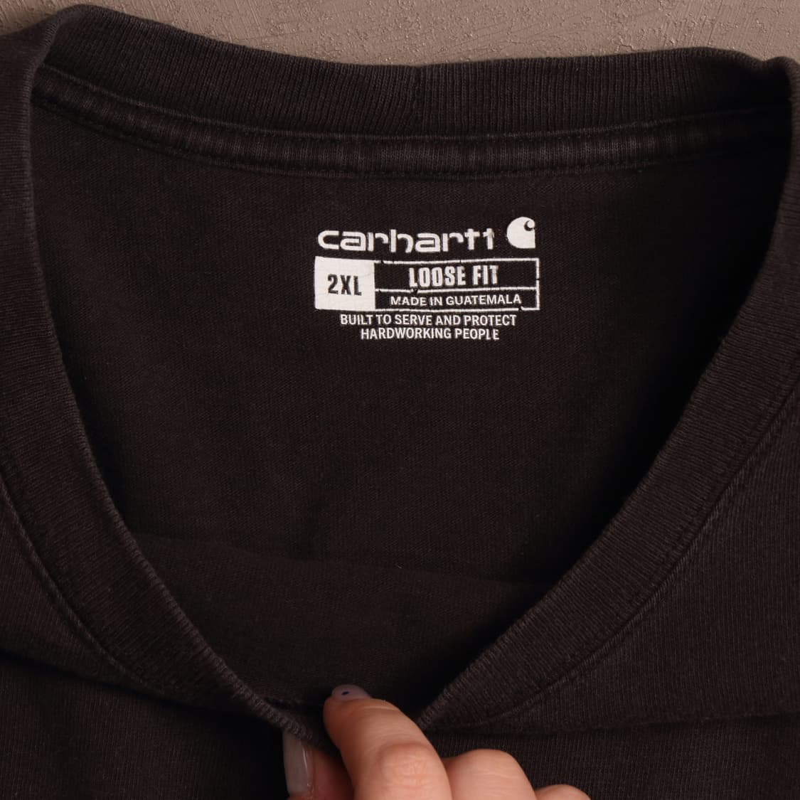 칼하트 로고 롱슬리브 A1323 상품이미지4