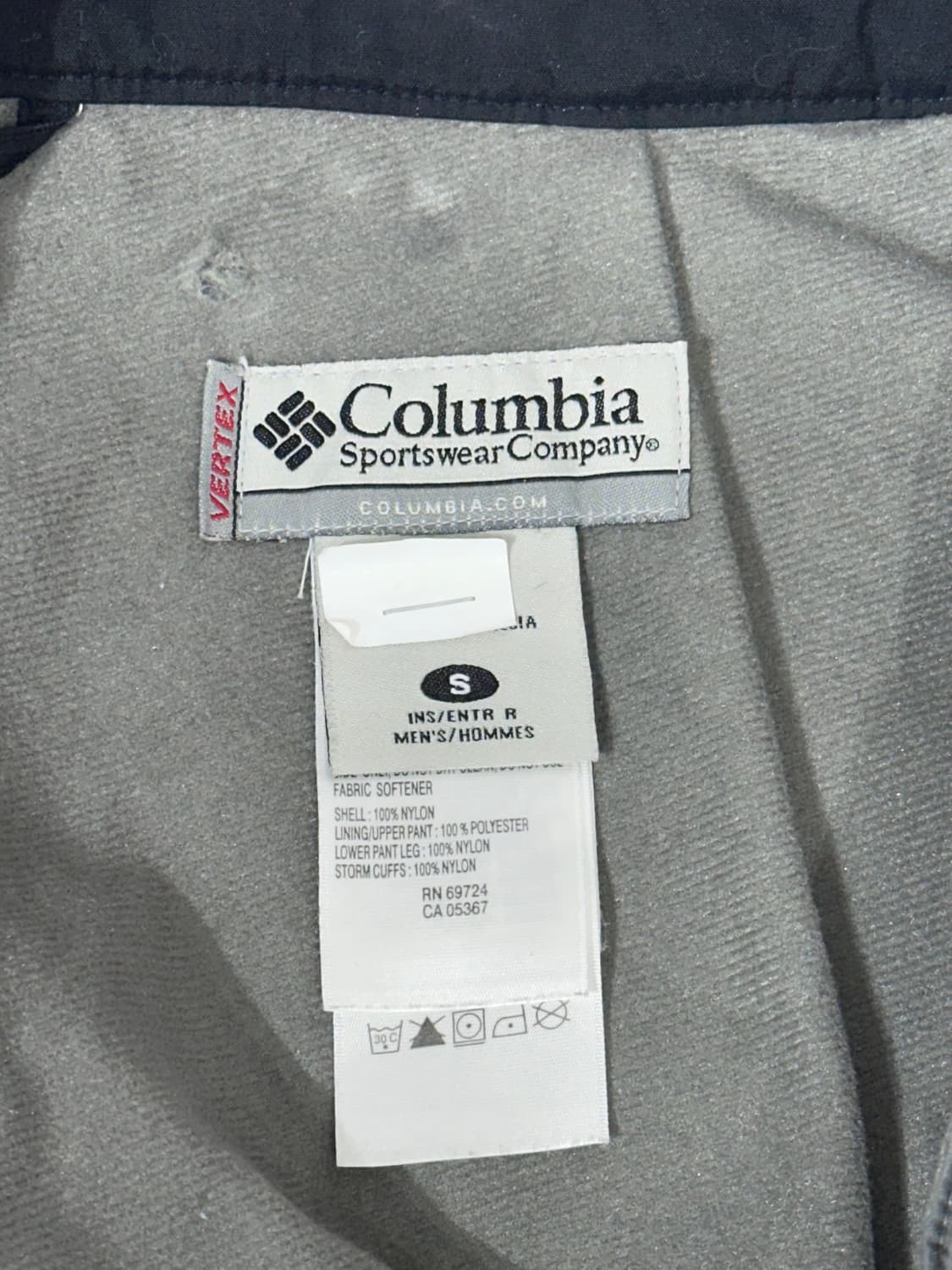 컬럼비아 그레이 와이드 트랙 팬츠 스키 바지 S 상품이미지7