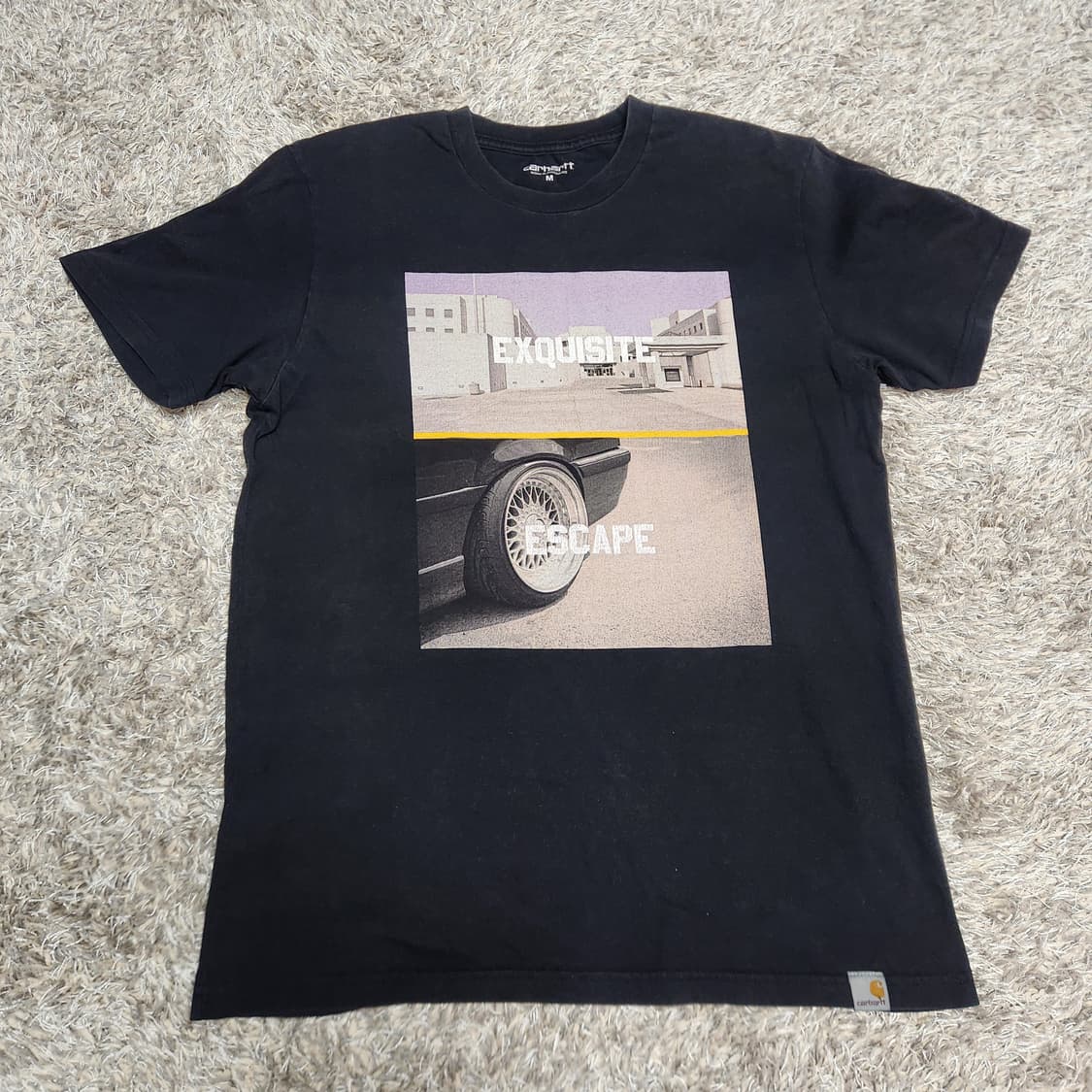 [빈티지] 칼하트 레이싱 그래픽 반팔 티셔츠 상품이미지1