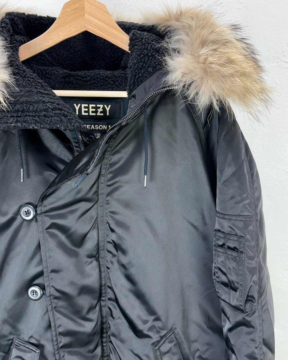 이지시즌 1 컬렉션 트리밍 롱 하이넥 파카 상품이미지4