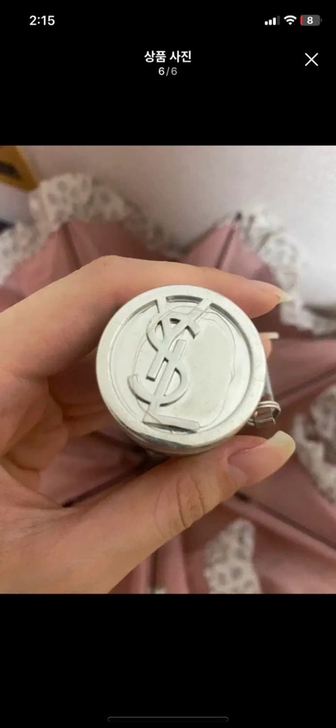 입생로랑 YSL 도트무늬 땡땡이 핑크 양산 상품이미지6