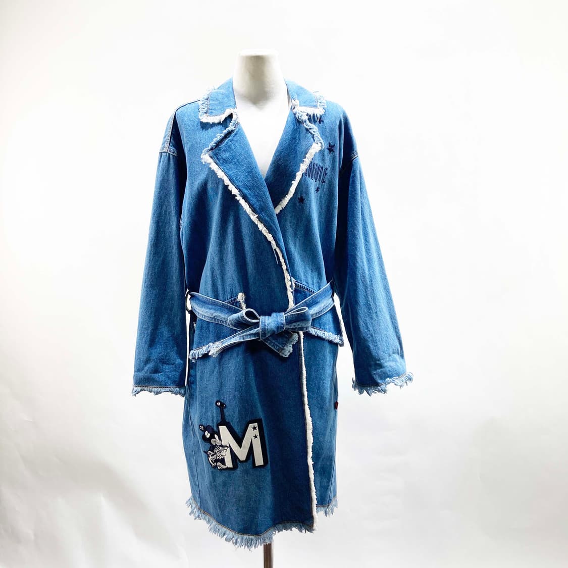 에고이스트 데님코트 벨트포함 상태최상 FREE  상품이미지1