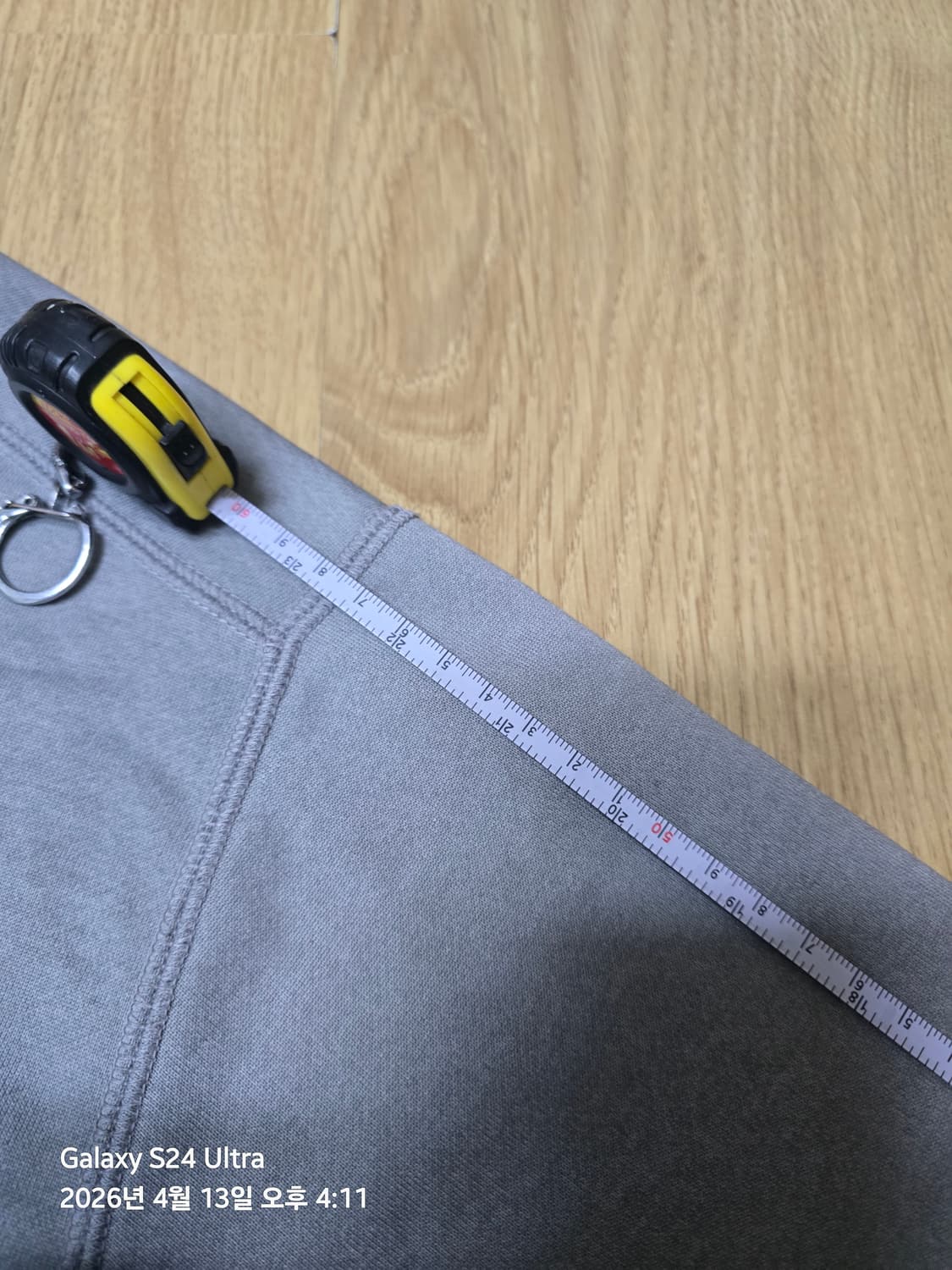 아디다스 빅로고 그레이 맨투맨 L 상품이미지5