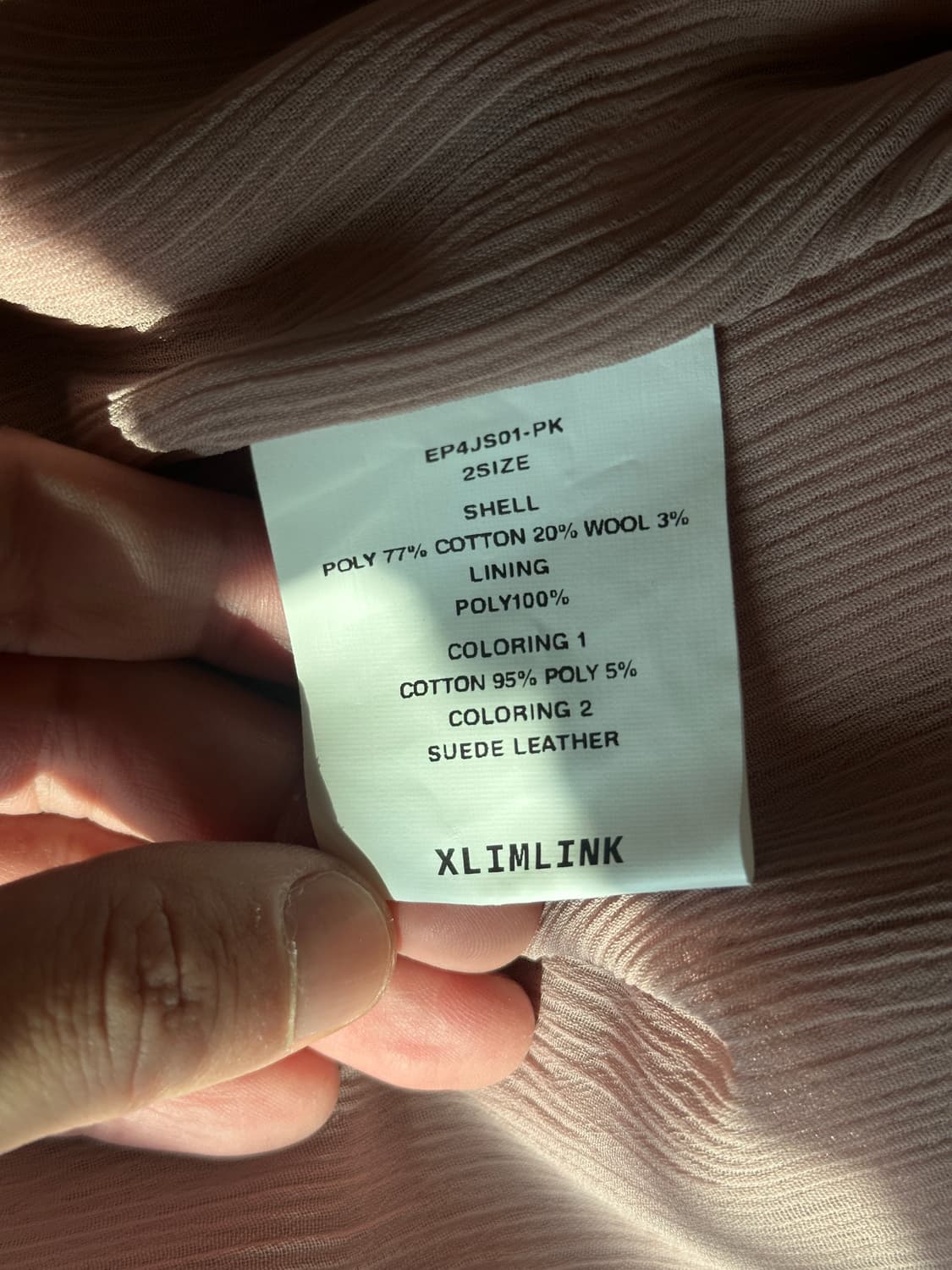 [2]XLIM EP.4 KNIT JERSEY PINK 판매합니다 상품이미지8