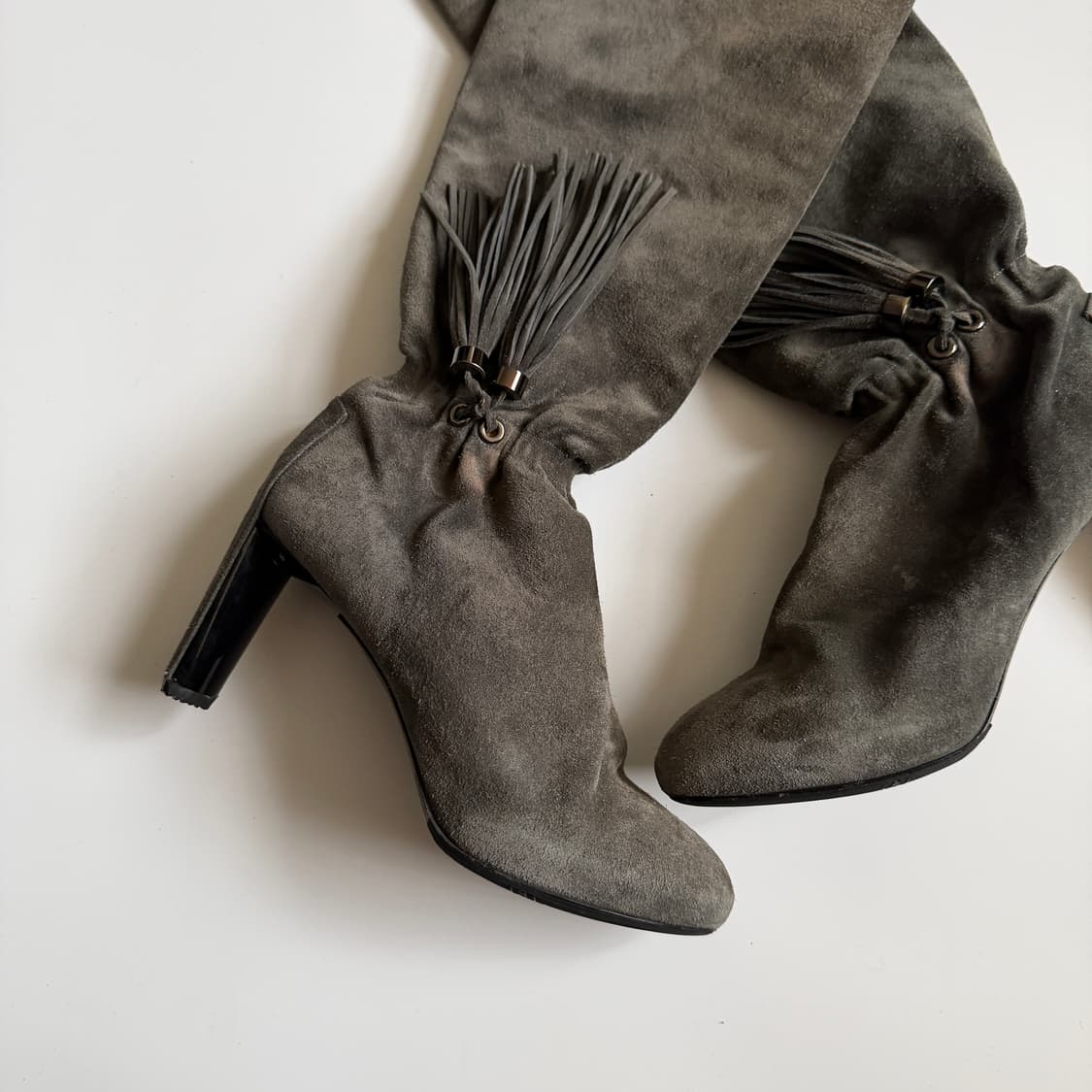 셀린느 스웨이드 롱부츠 36.5(235) 상품이미지9