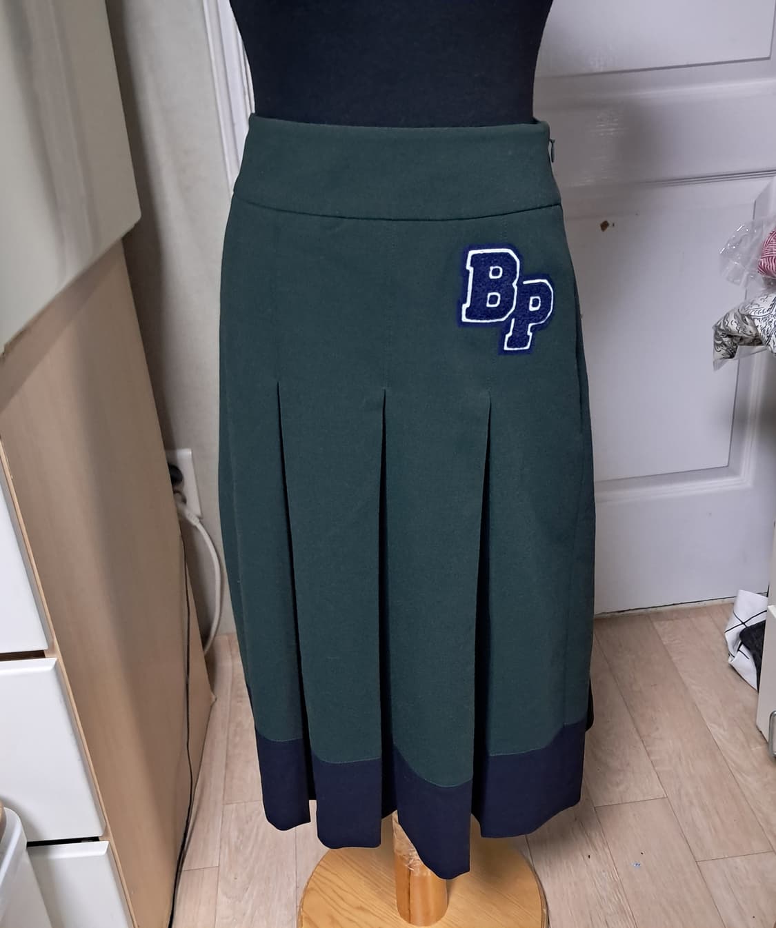 빈폴 X정예솔콜라보 골프 플리츠 스커트 25(21년 제품) 상품이미지1