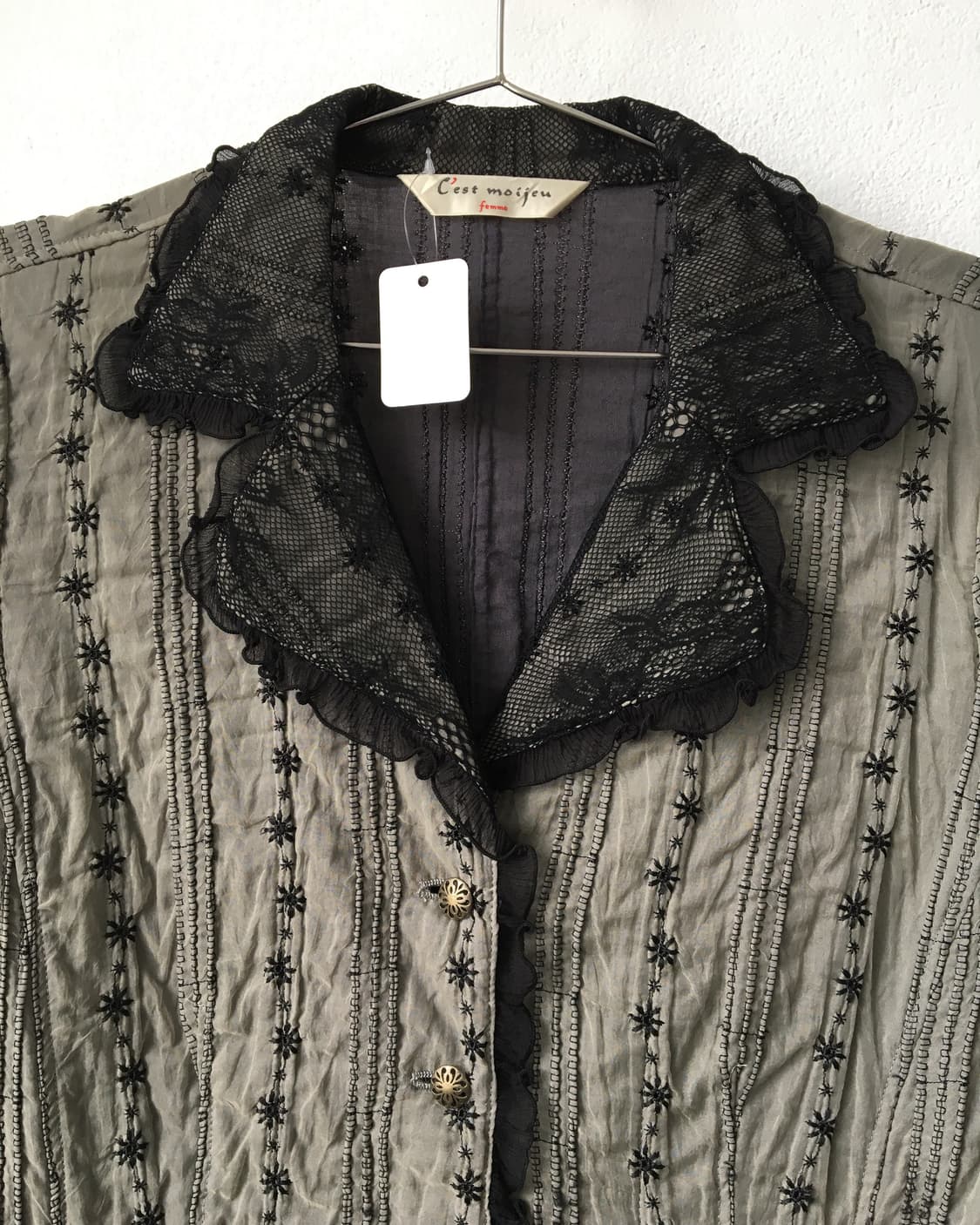 Embroidery pattern point jacket 상품이미지5