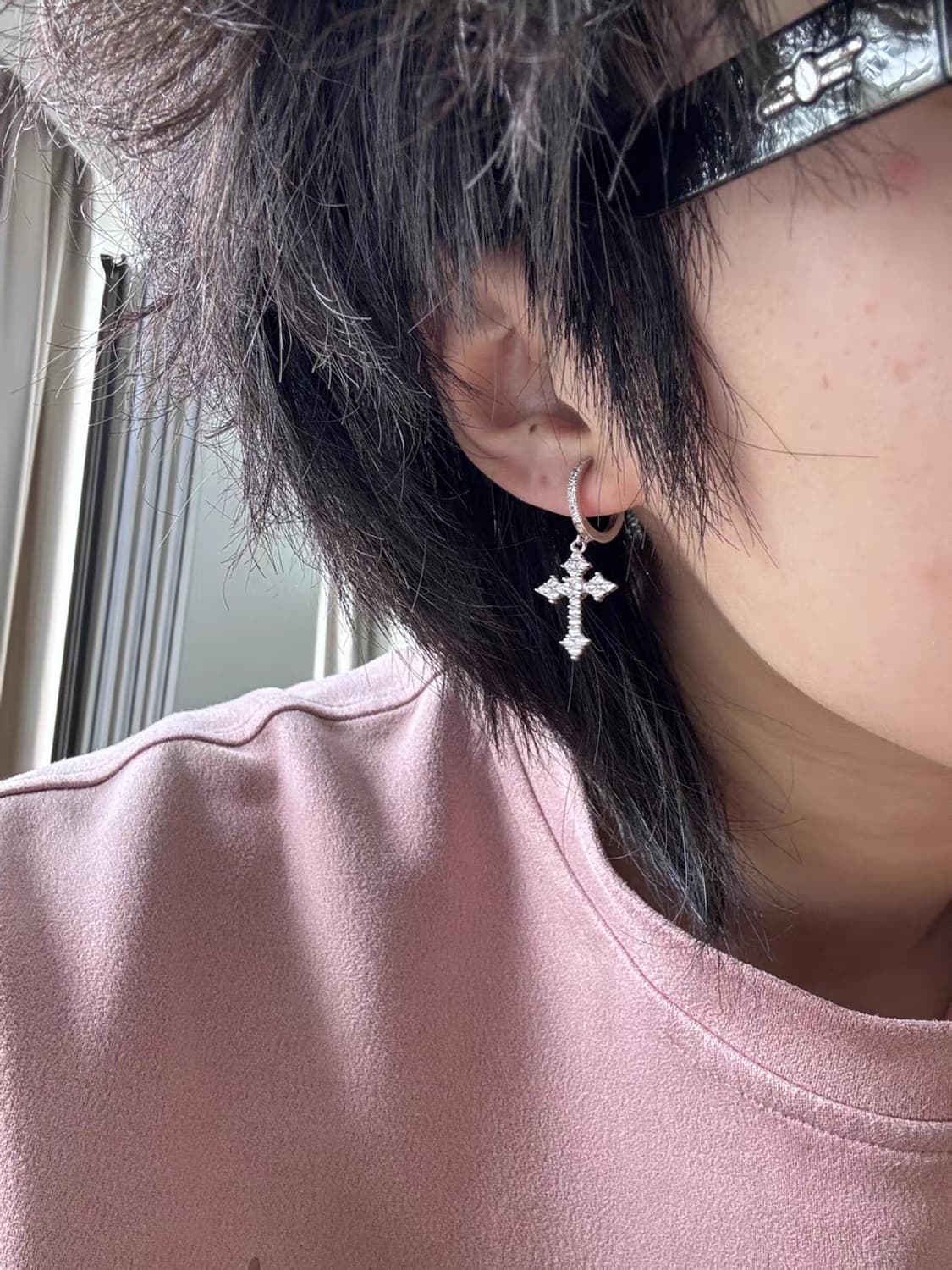 Oceanora 크로스 조절 가능 클립 귀걸이, 남녀 공용 피어싱 필요 상품이미지8