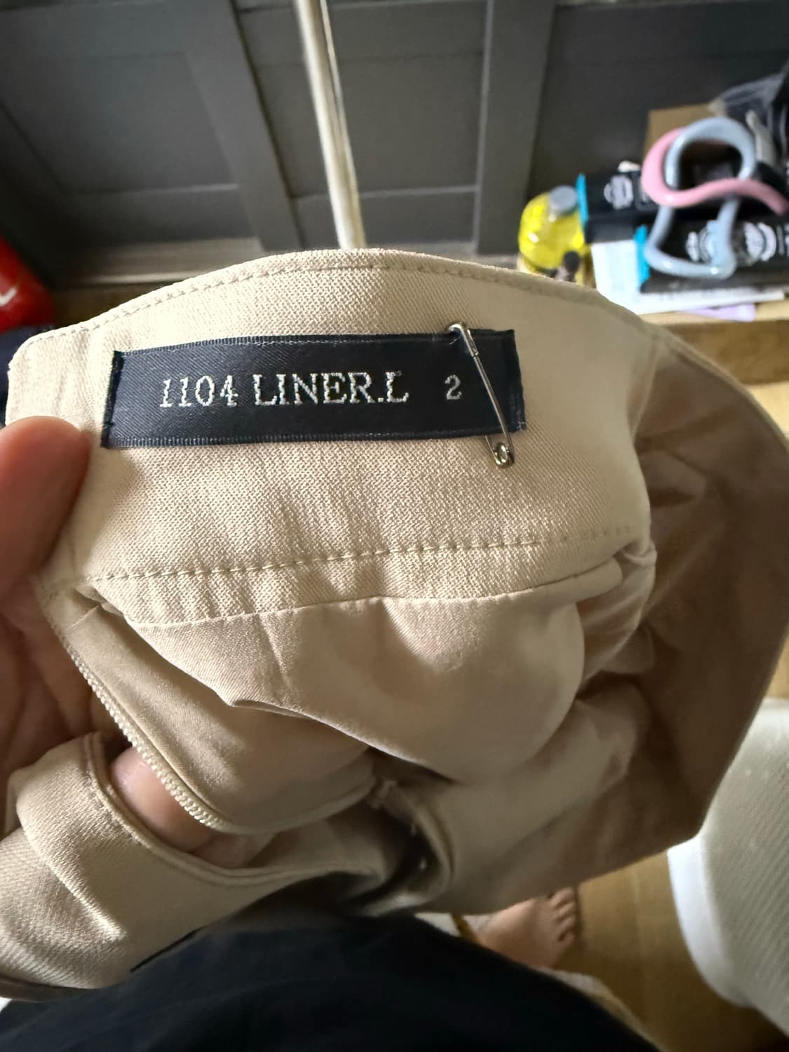 1104라이너 슈퍼린짱 베이지 린넨 셋업 상품이미지5