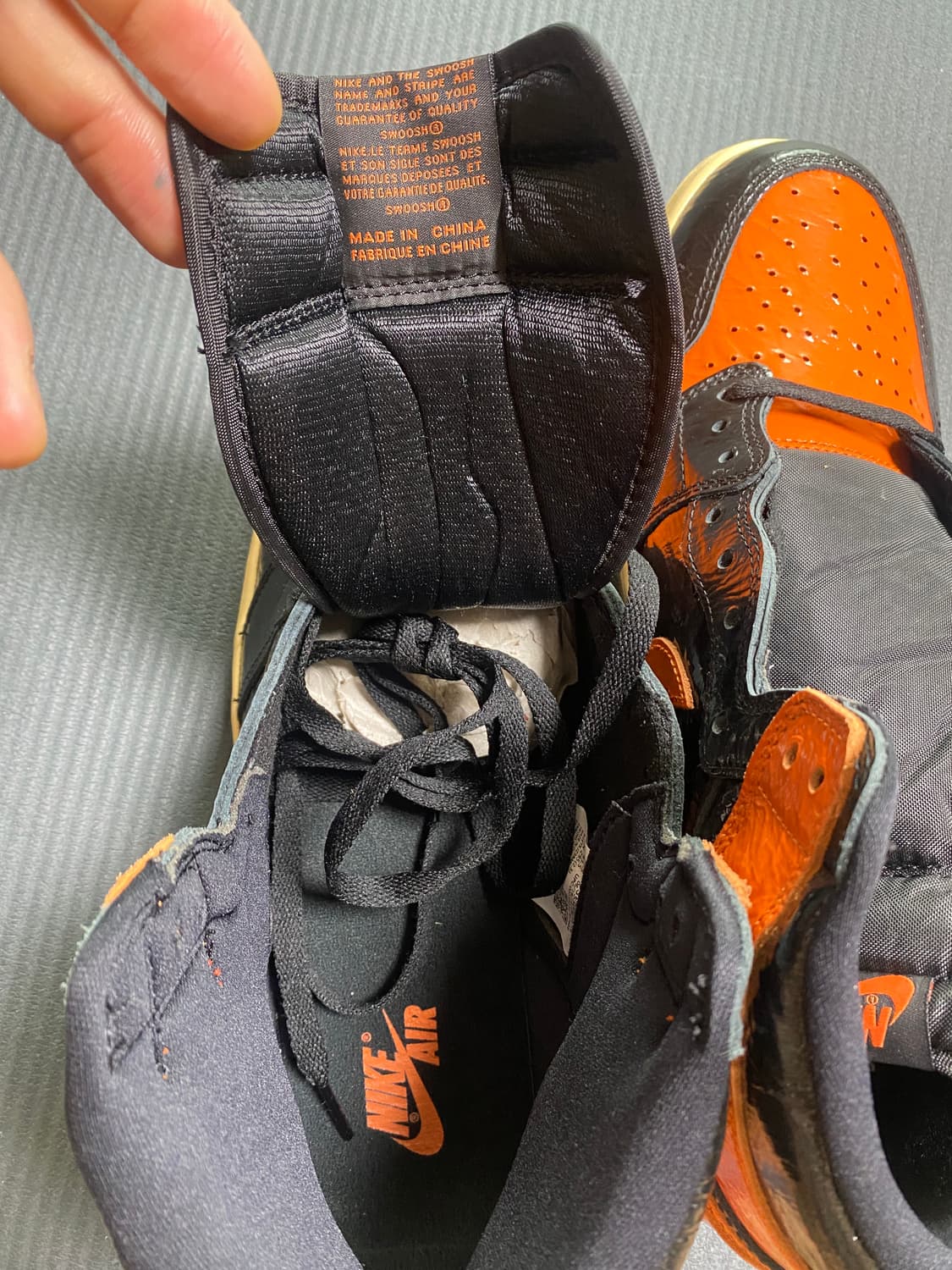 조던1 og 하이 백보드 3.0 295사이즈 상품이미지4