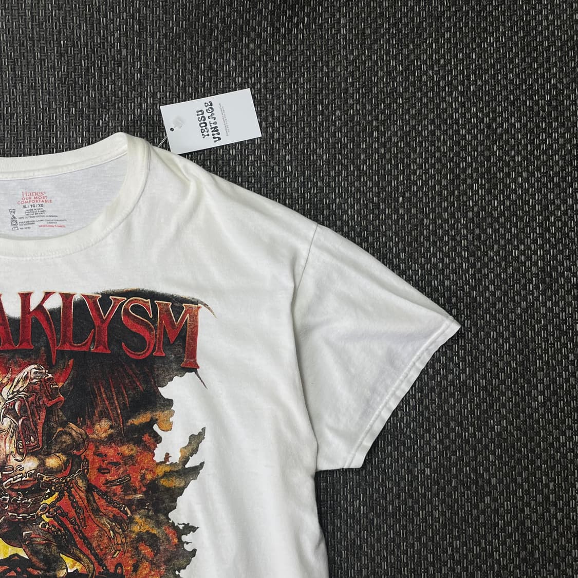 헤인즈 카타클리즘 락 티셔츠 XL 상품이미지3