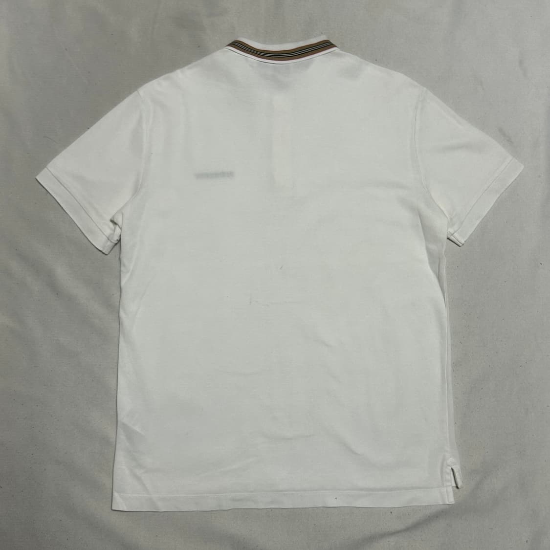 M 버버리 레터링 카라 반팔티 상품이미지3