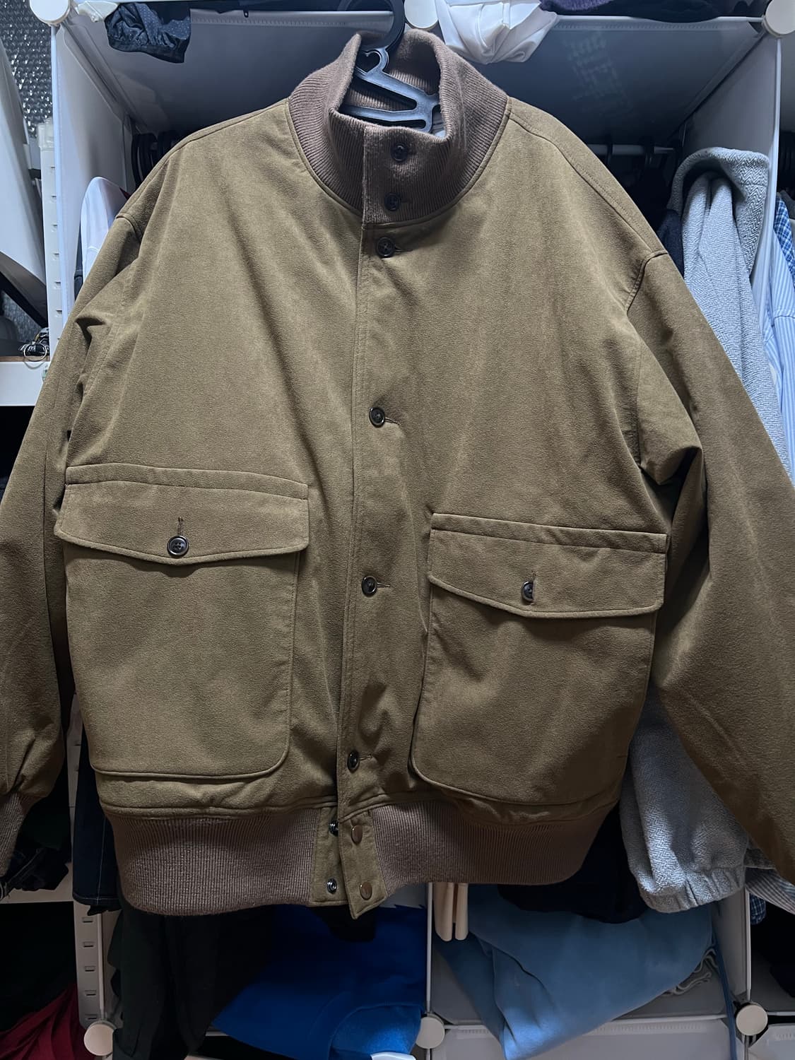 나나미카 인슐레이션 크루 자켓 베이지 상품이미지3