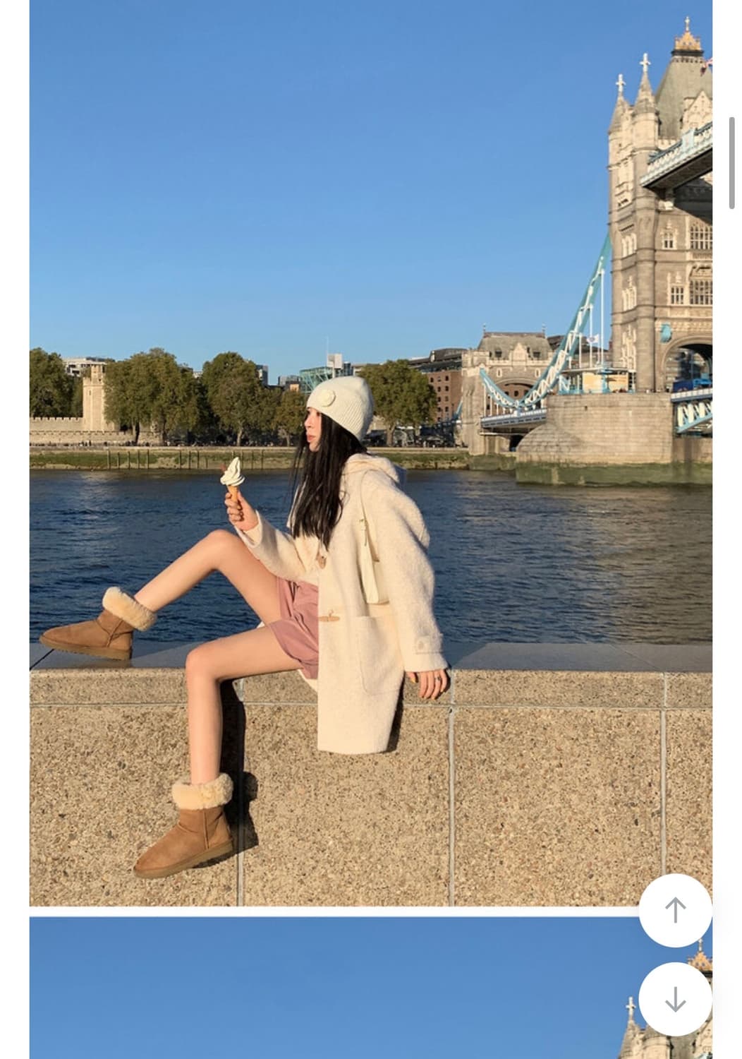 [트렌디어패럴] 울 알파카 토글 후드 코트 상품이미지2