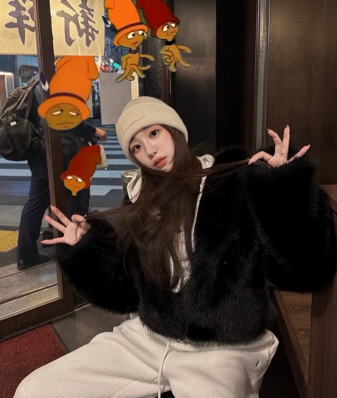 [새상품]페이우 폭스 퍼자켓 블랙 fayewoo gliss fox fur 상품이미지2