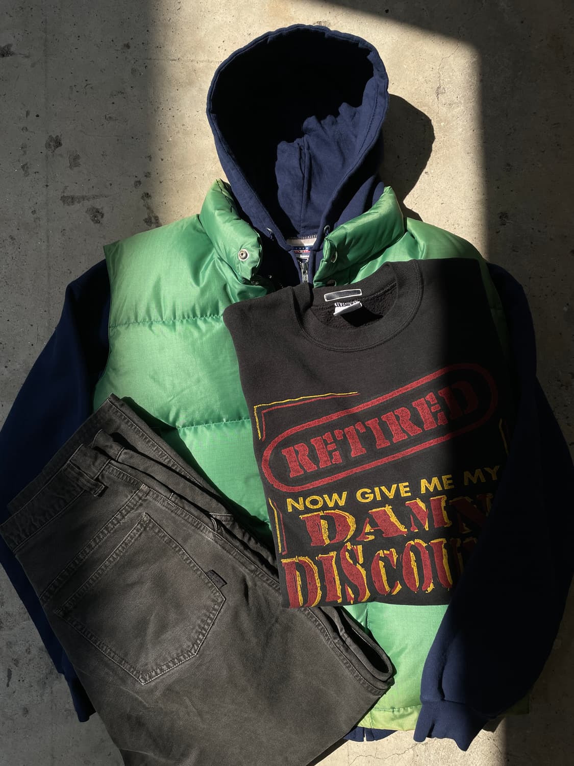 80-90s Jerseys ’Retired‘ Sweatshirt 상품이미지1