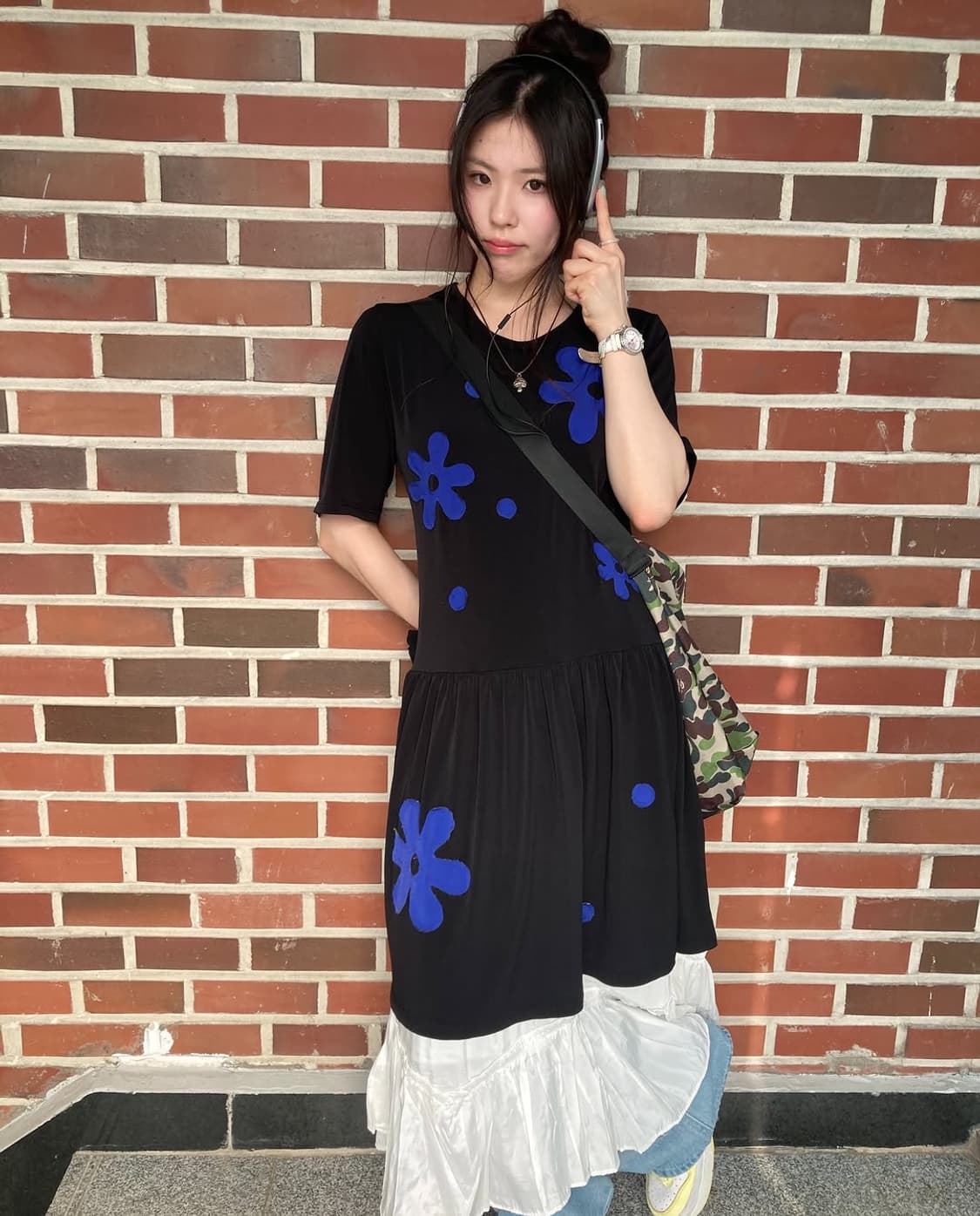 블루베리 히피스포티걸 빈티지 코디세트 3pcs 상품이미지4