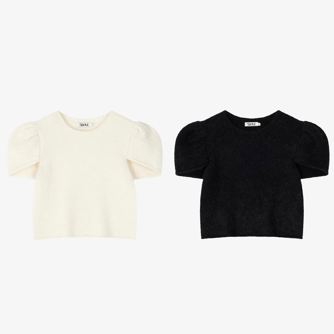 택O) 그로브 MARIAN 니트 아이보리, 블랙 상품이미지1