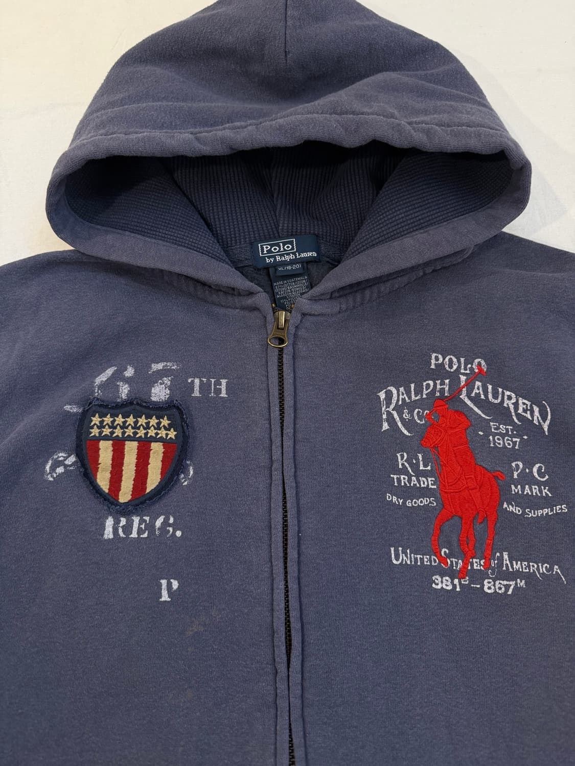 폴로 랄프로렌 빅포니 치프키프 후드집업 상품이미지2