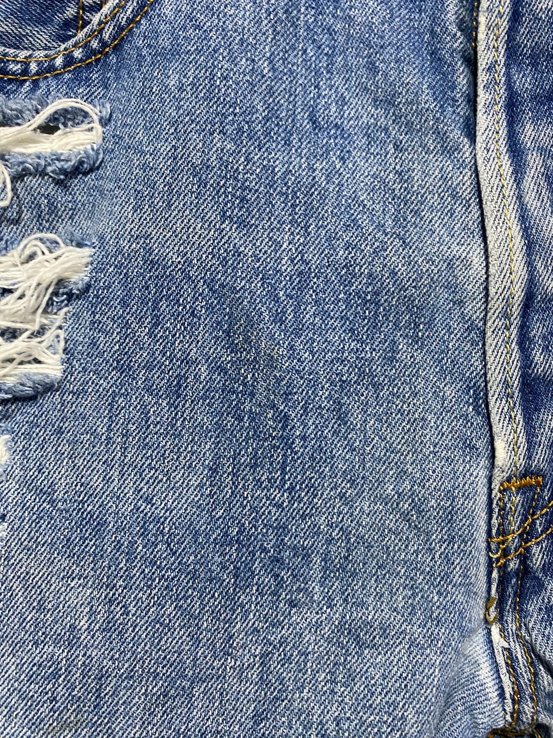 Levi’s 501 데미지 디테일 데님 숏츠 상품이미지5