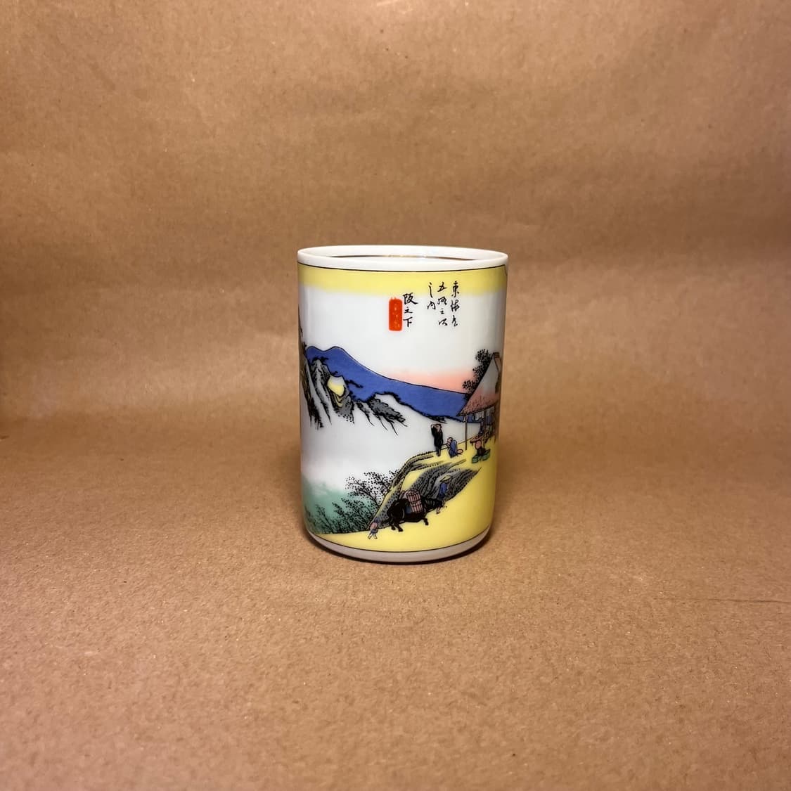 일본 전통 회화 프린트 유노미(湯呑み) 컵 5종 세트 상품이미지4