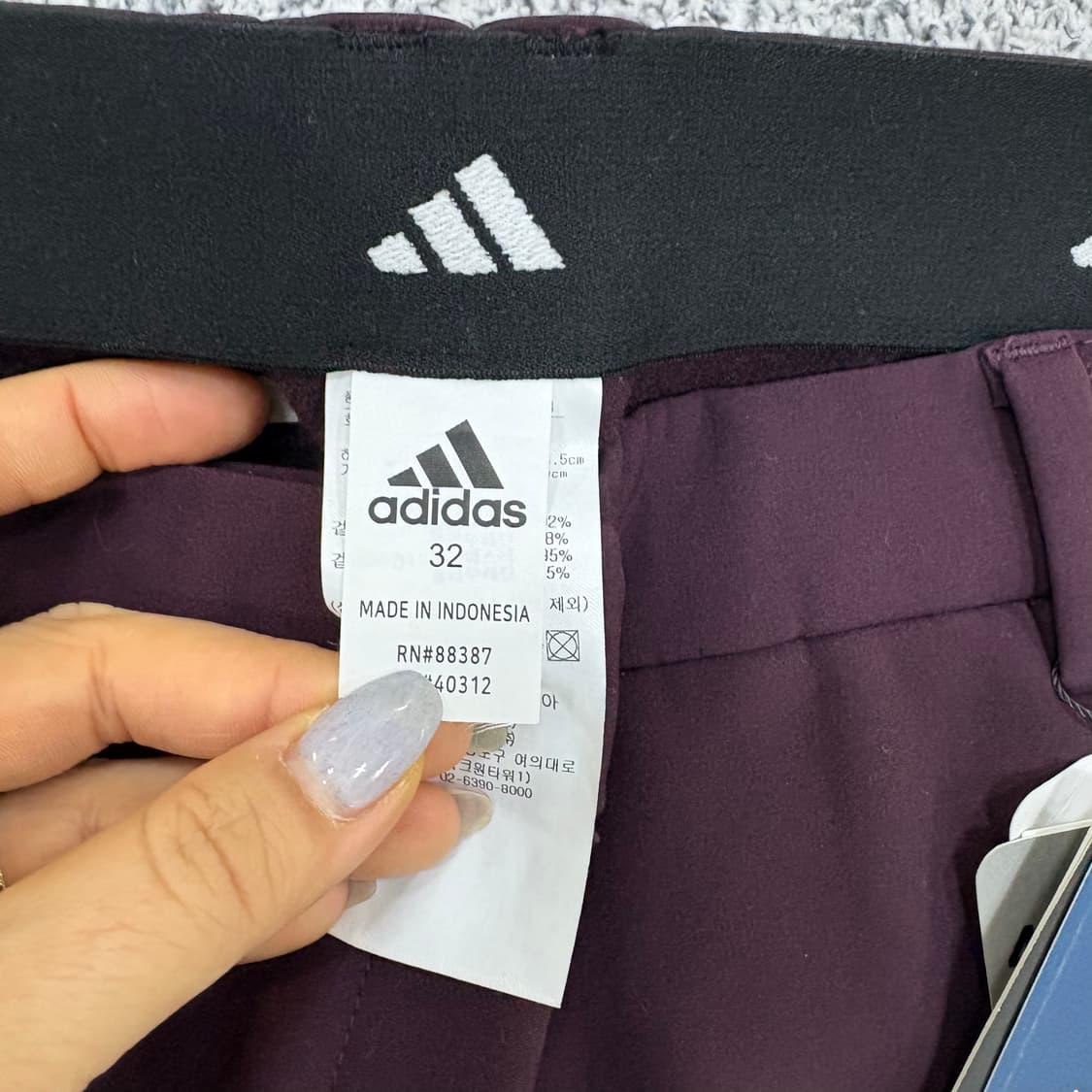 85 새상품 아디다스 여성 골프 바지 0319J 상품이미지4