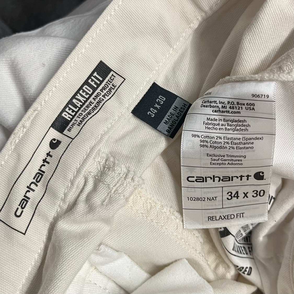 Carhartt 더블니 워크 팬츠 (33“) 상품이미지5