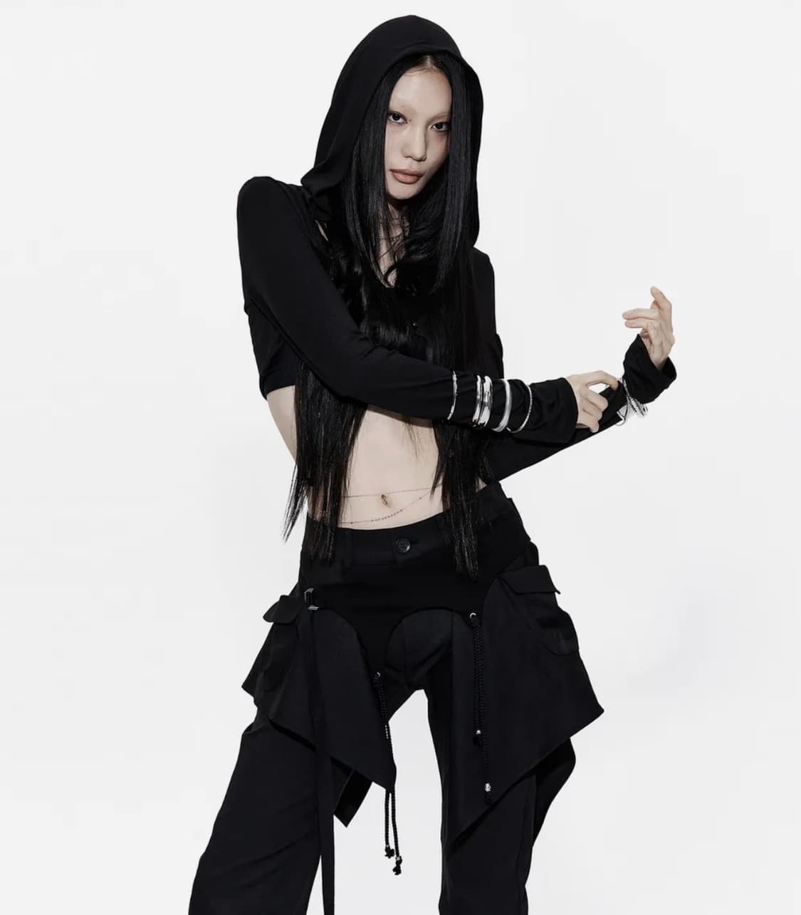 카시코 Hooded Bolero Cardigan 상품이미지1