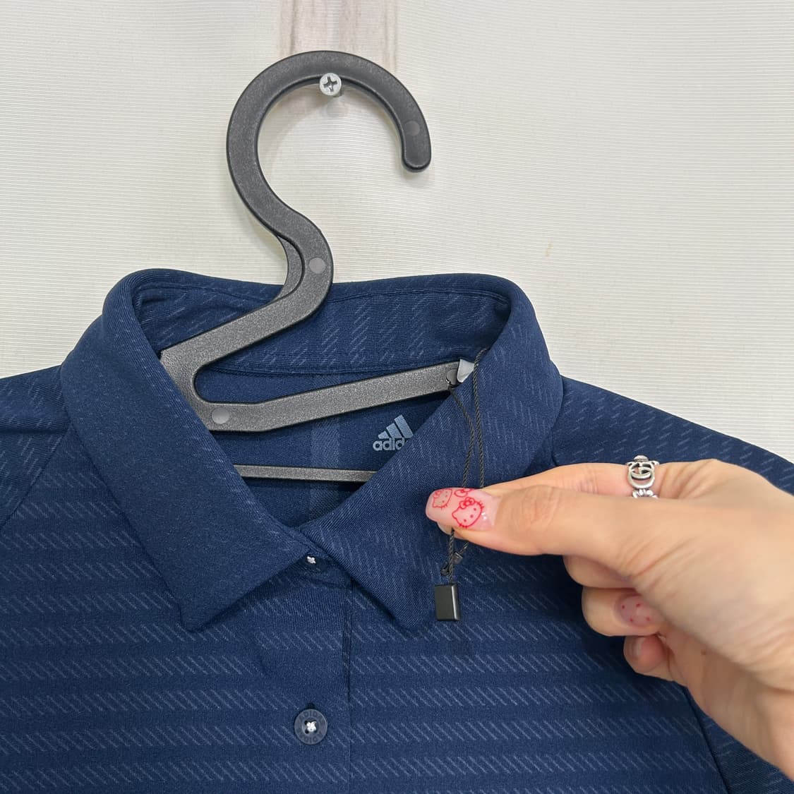 아디다스 여성 티셔츠 긴팔 카라티 미착용품 상품이미지2