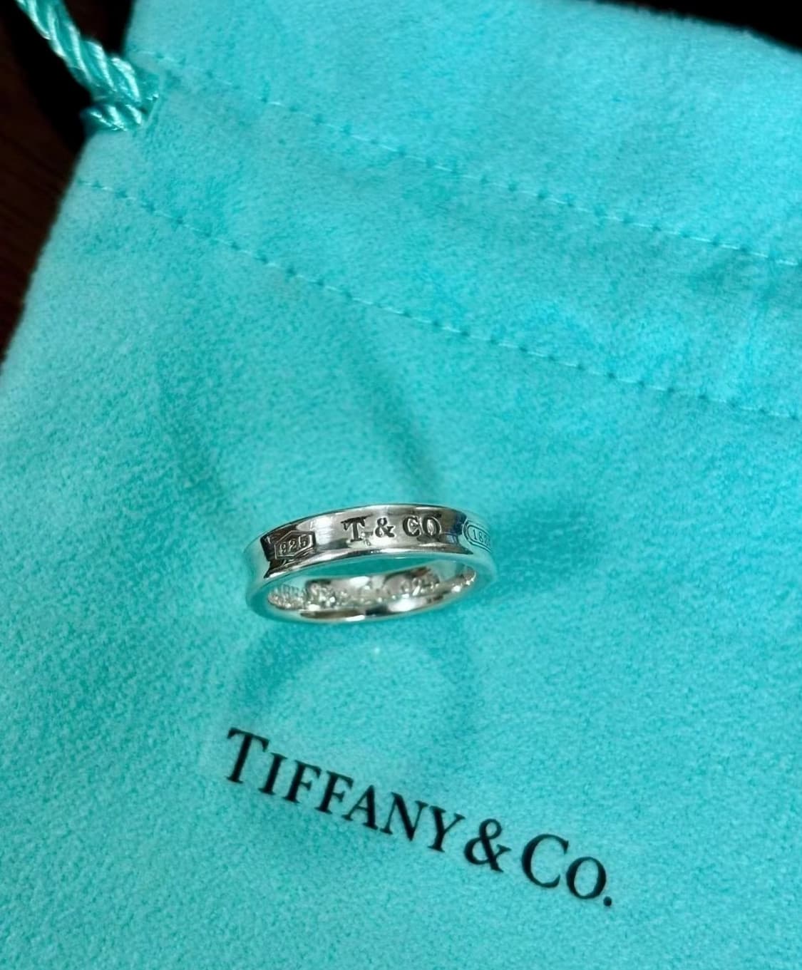 티파니 앤 코 1837 링 네로우 실버 5.5사이즈 상품이미지3