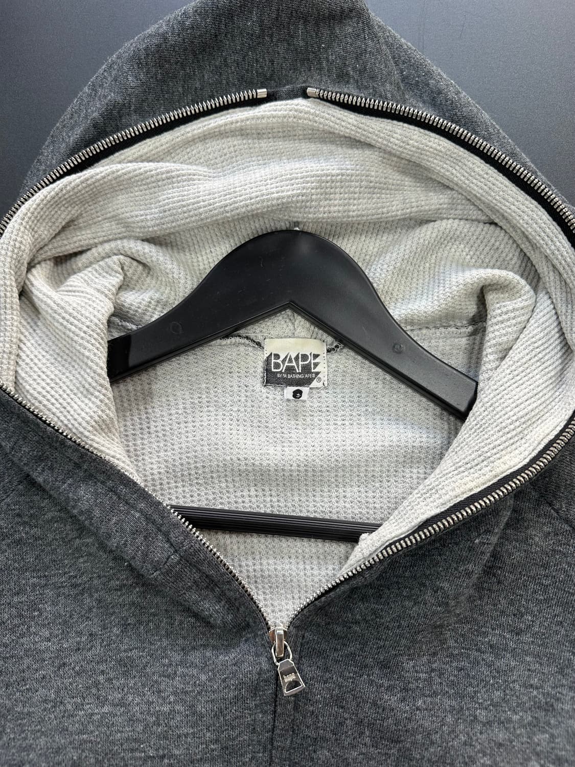 베이프 Thermal 스펠로고 풀 후드집업 상품이미지7