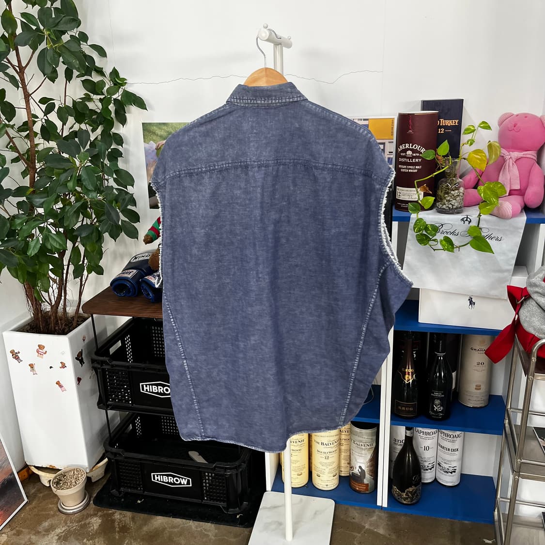 R13 알써틴 오버사이즈 슬리브리스 셔츠 M 상품이미지7