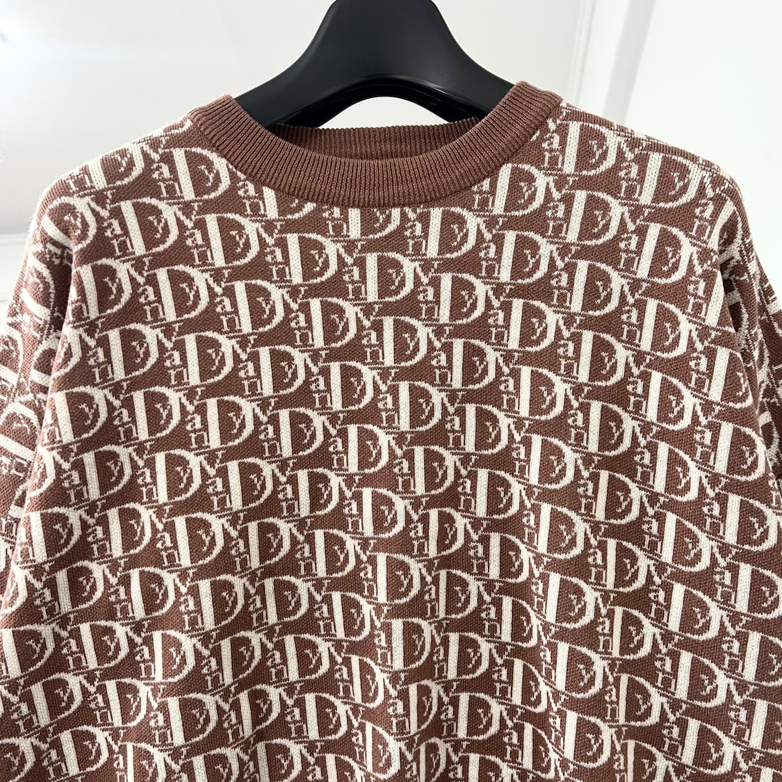 반디더핑크 로고 니트 상품이미지6