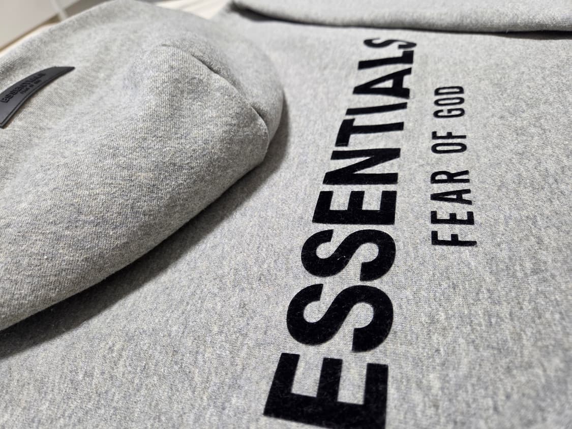 피오갓에센셜 릴렉시드 기모 후드티 상품이미지4