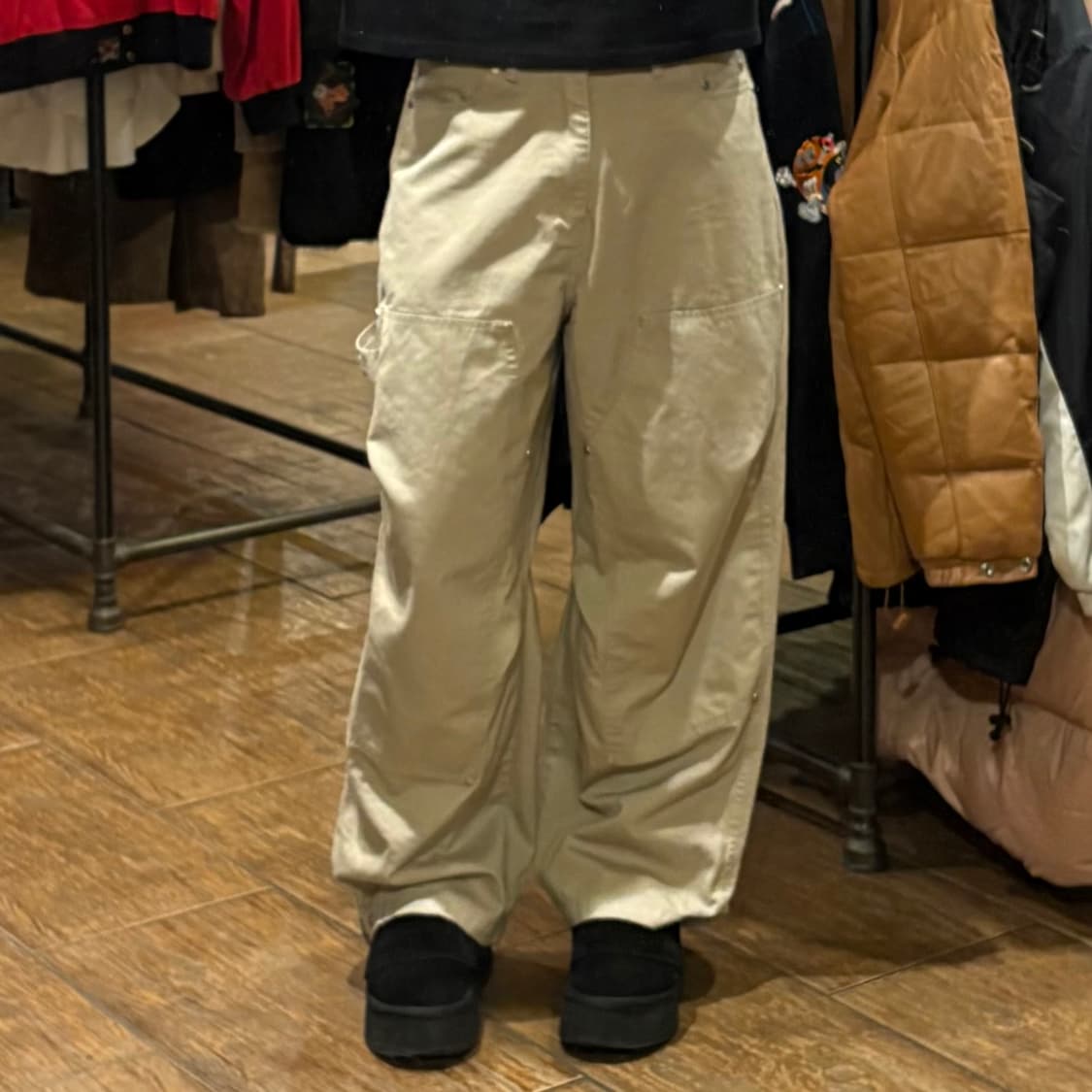 [HI] VTG 코튼 와이드 카고 팬츠 상품이미지2