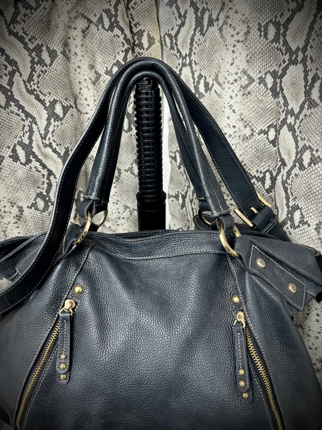 [PAUL FRANK Y2K] Side Zip Detail Navy Ov 상품이미지5