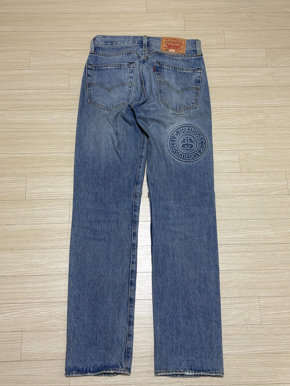 스투시 x 리바이스 엠보스드 501 진 인디고 상품이미지2