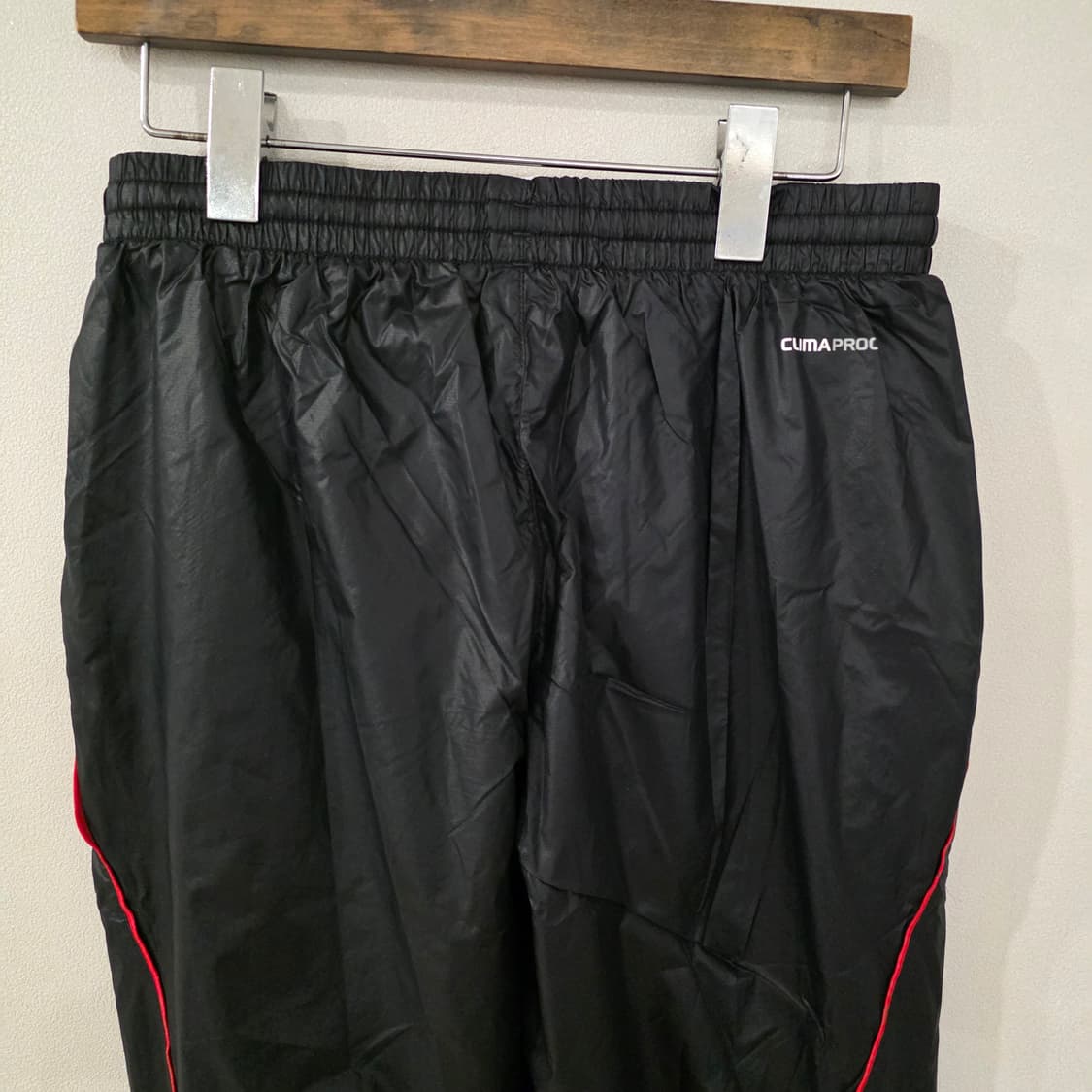 아디다스 우븐 트레이닝 바지 블랙/레드 095 상품이미지7