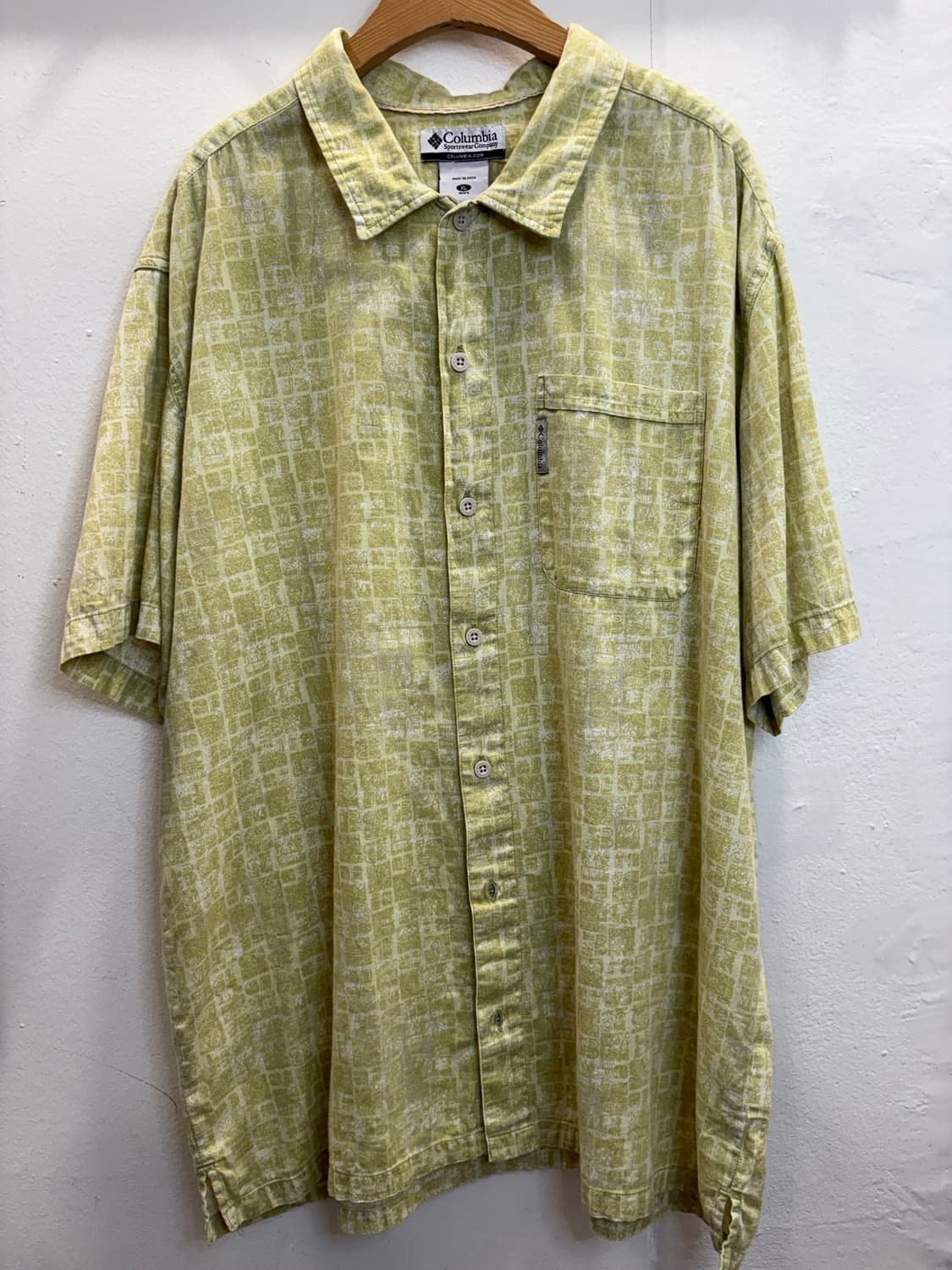 컬롬비아(Columbia) 남성 반팔 패턴 셔츠 (XL) 상품이미지1