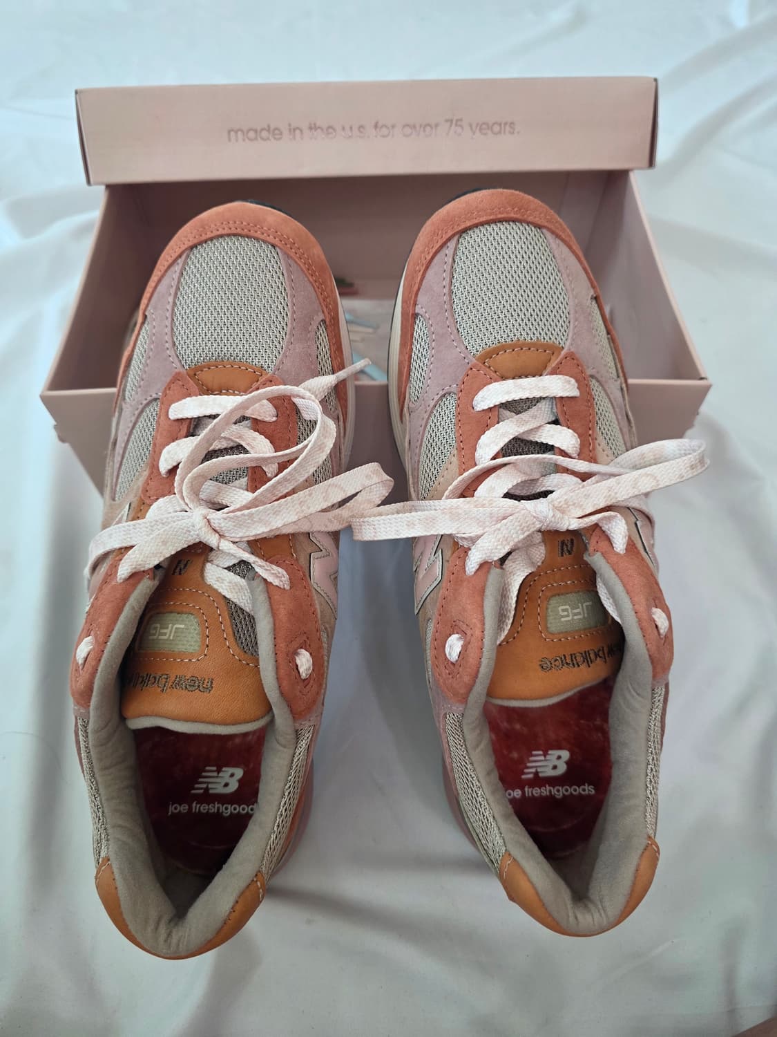 뉴발란스 x 조 프레쉬굿즈 992 메이드 인 USA 에이지드 웰 상품이미지2