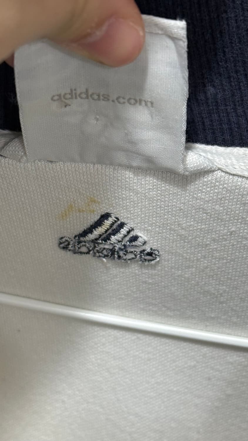 희귀 아디다스 남흰 져지 자켓 상품이미지4