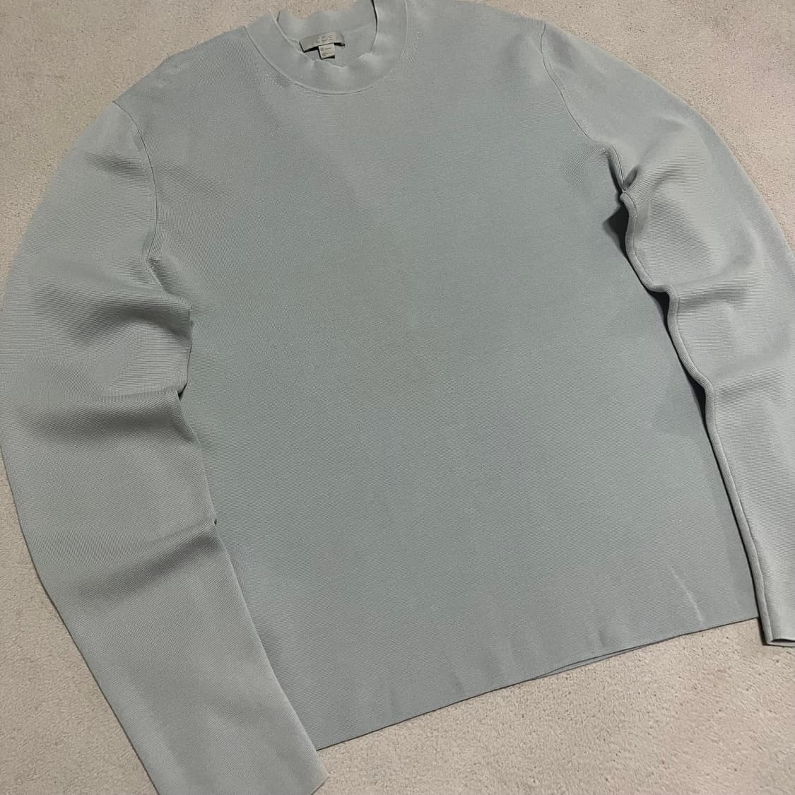 COS 코스 코튼 모크넥 니트 [L] 상품이미지5