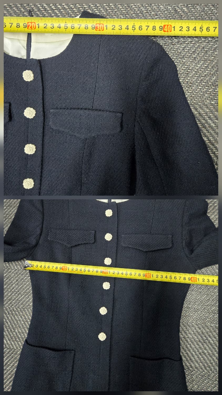 미샤 MICHAA 네이비 롱 원피스 상품이미지7