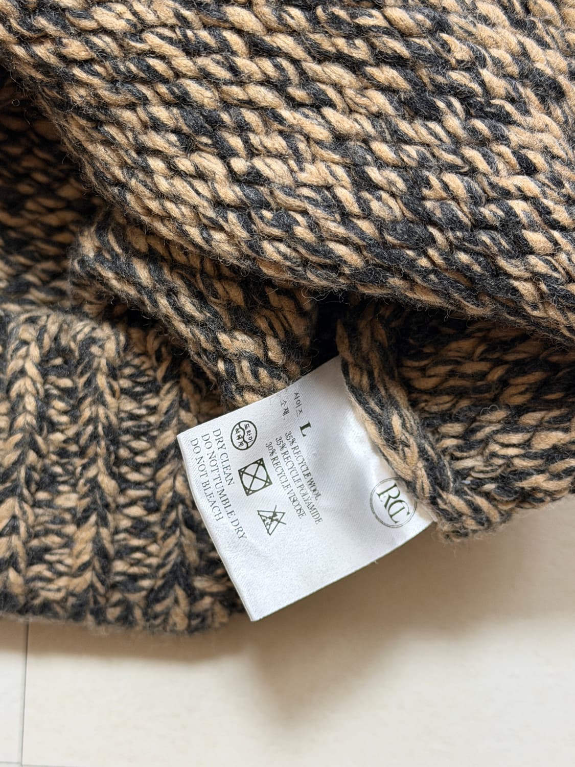 Recto 렉토 니트 베스트 L 사이즈 상품이미지3