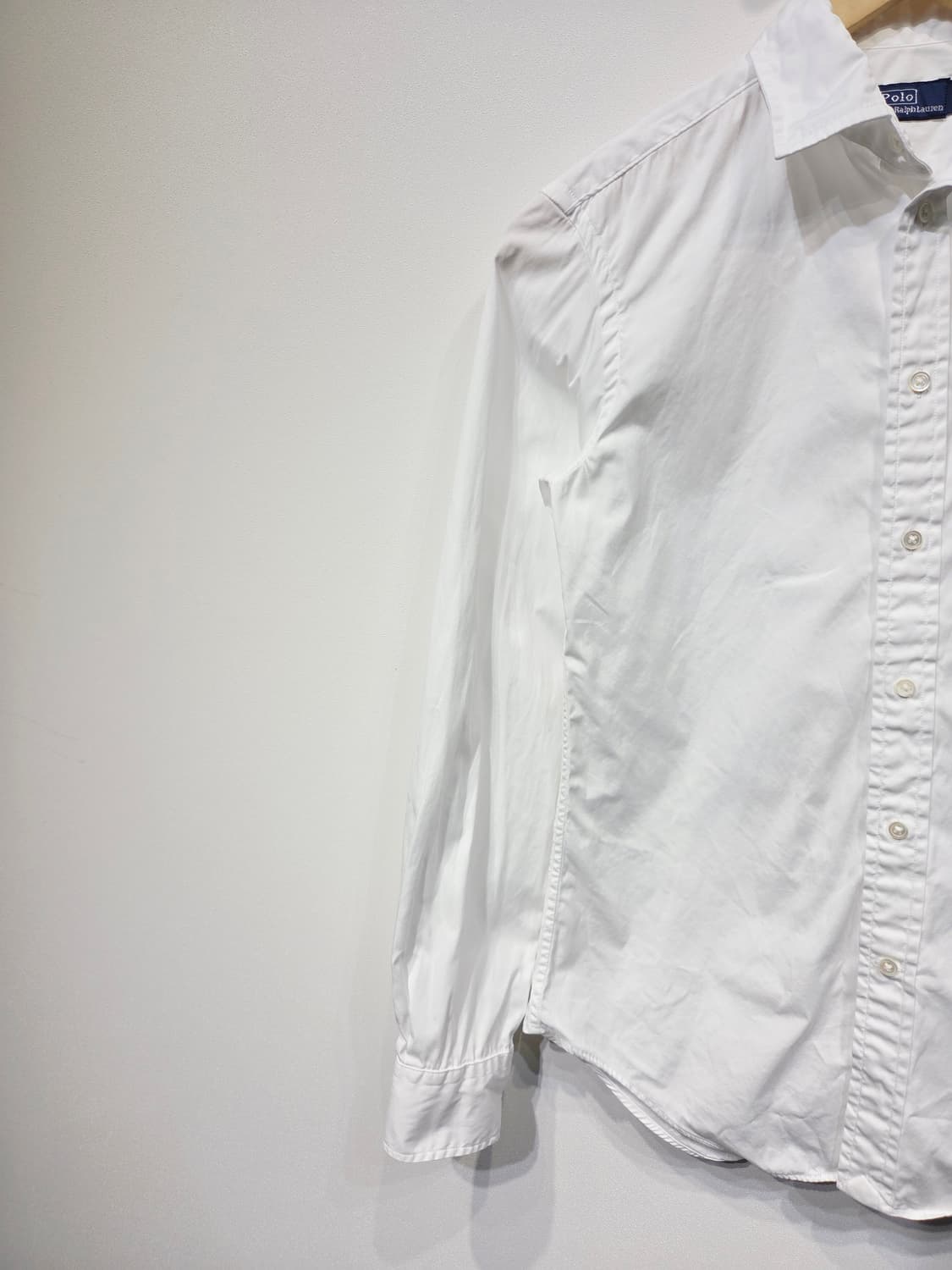 폴로랄프로렌 화이트 코튼 셔츠_호칭2(S) 상품이미지3